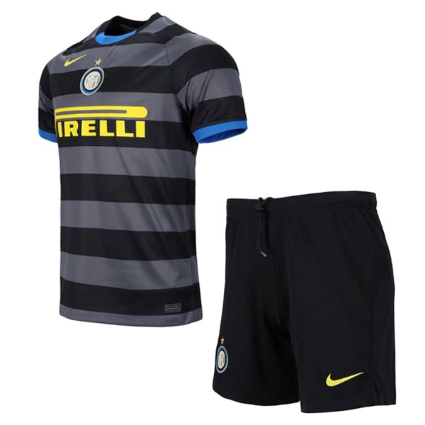 Camiseta Inter Milan 3ª Kit Niño 2020 2021 Gris